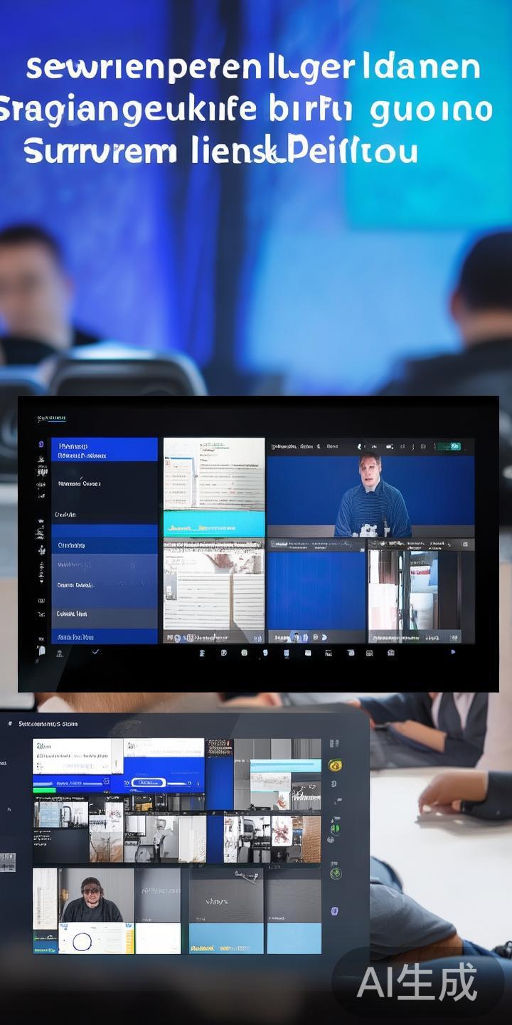 高清直播与多屏互动
会议期间，平台提供高清流畅的